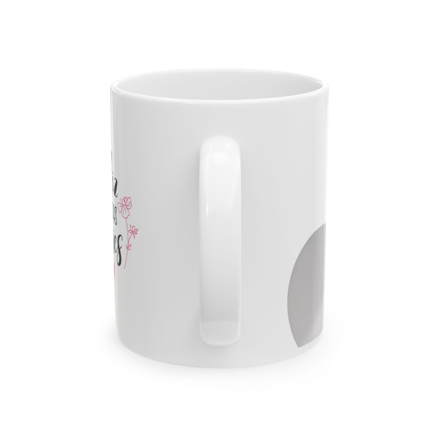Floral Elegance Ceramic Mug - Perfect Gift for Nature Lovers