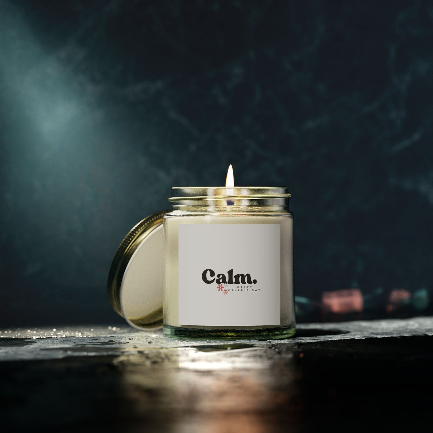 Calm Scented Candles - Coconut Apricot Wax - Perfect for Relaxation & Self-Care