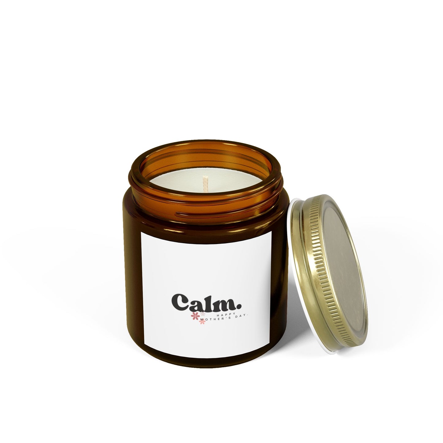 Calm Scented Candles - Coconut Apricot Wax - Perfect for Relaxation & Self-Care