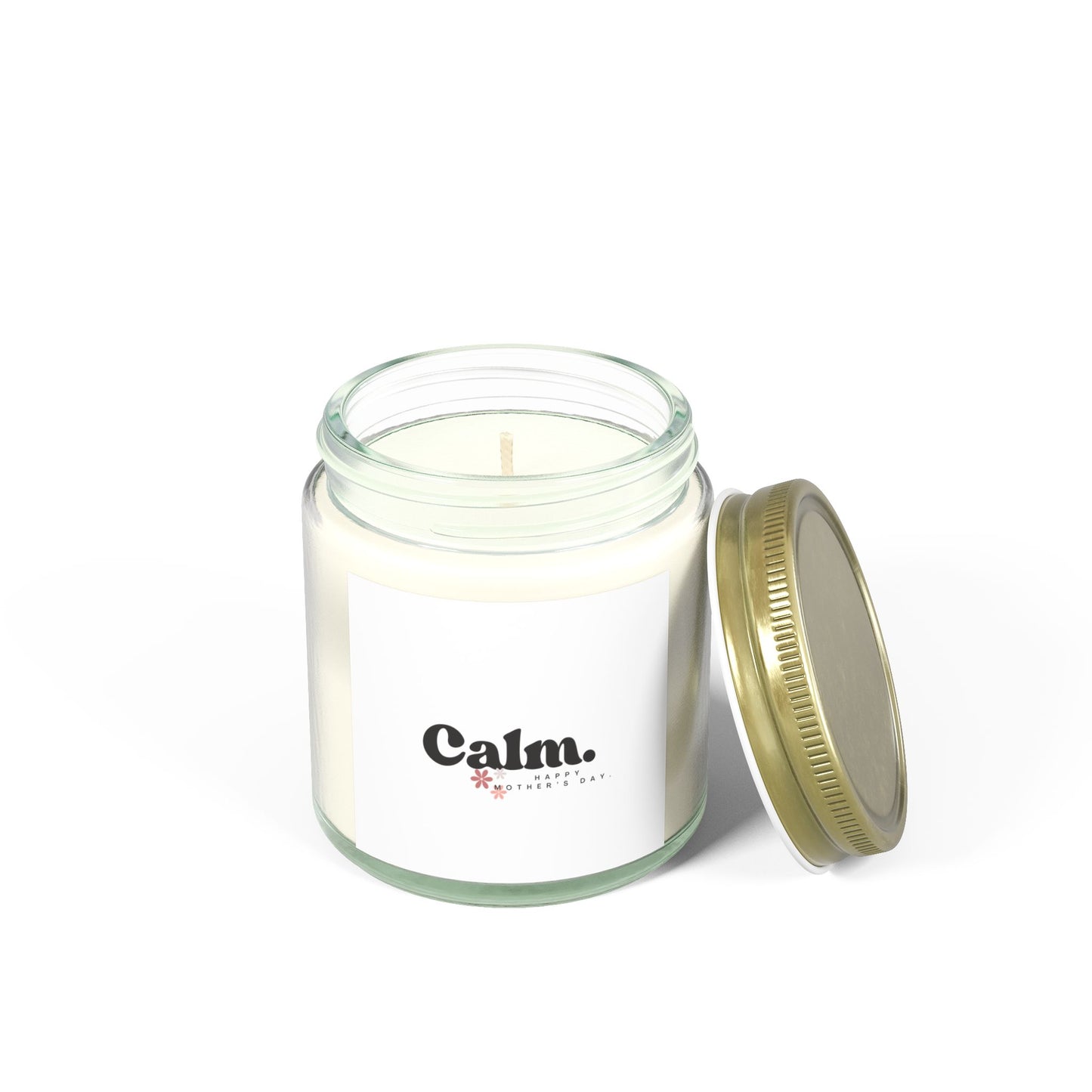 Calm Scented Candles - Coconut Apricot Wax - Perfect for Relaxation & Self-Care