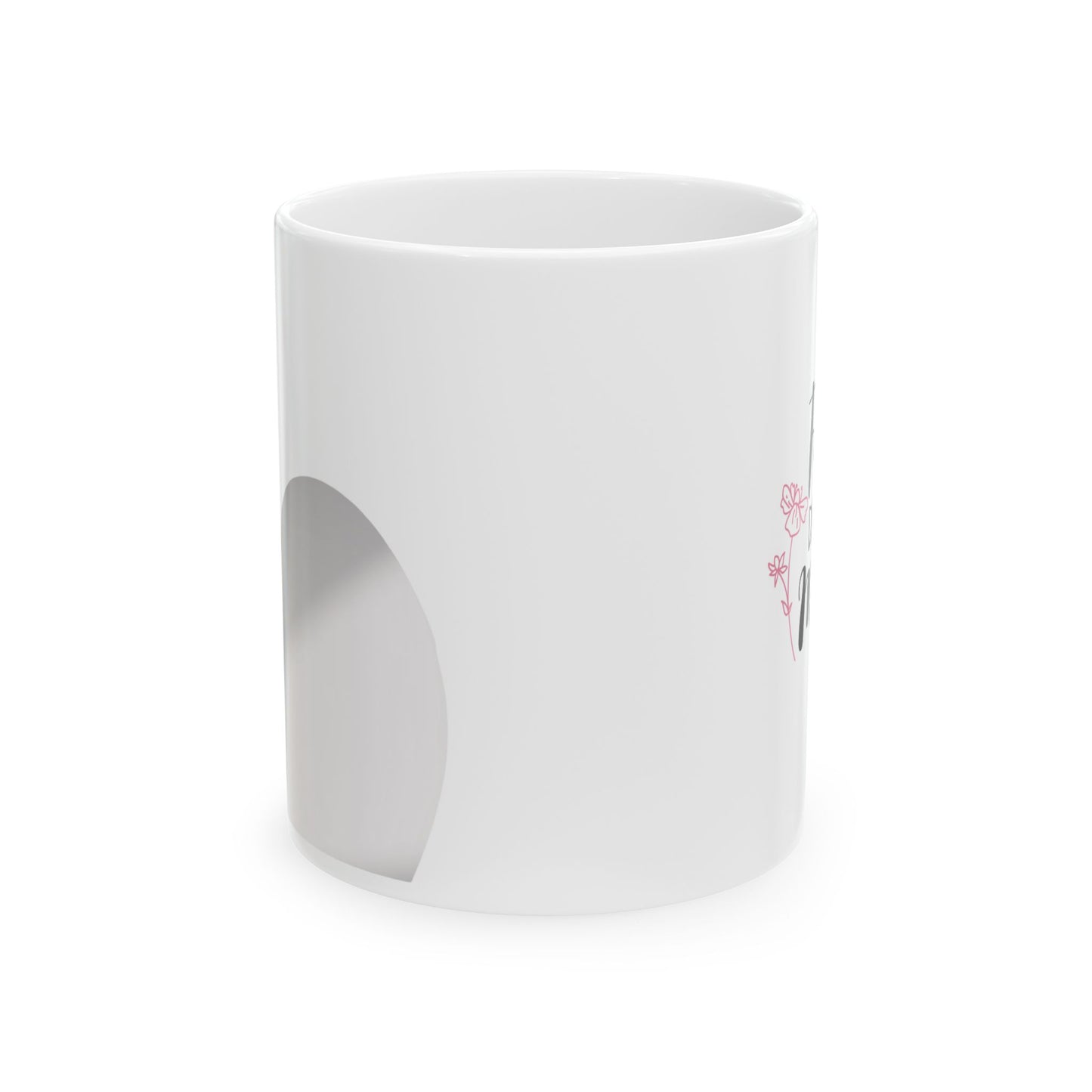 Floral Elegance Ceramic Mug - Perfect Gift for Nature Lovers