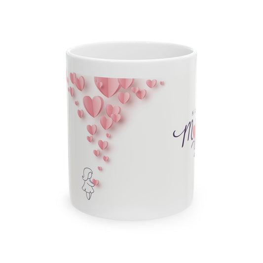 Heartfelt Love Ceramic Mug - Perfect Gift for Valentine's Day and Loving Moments